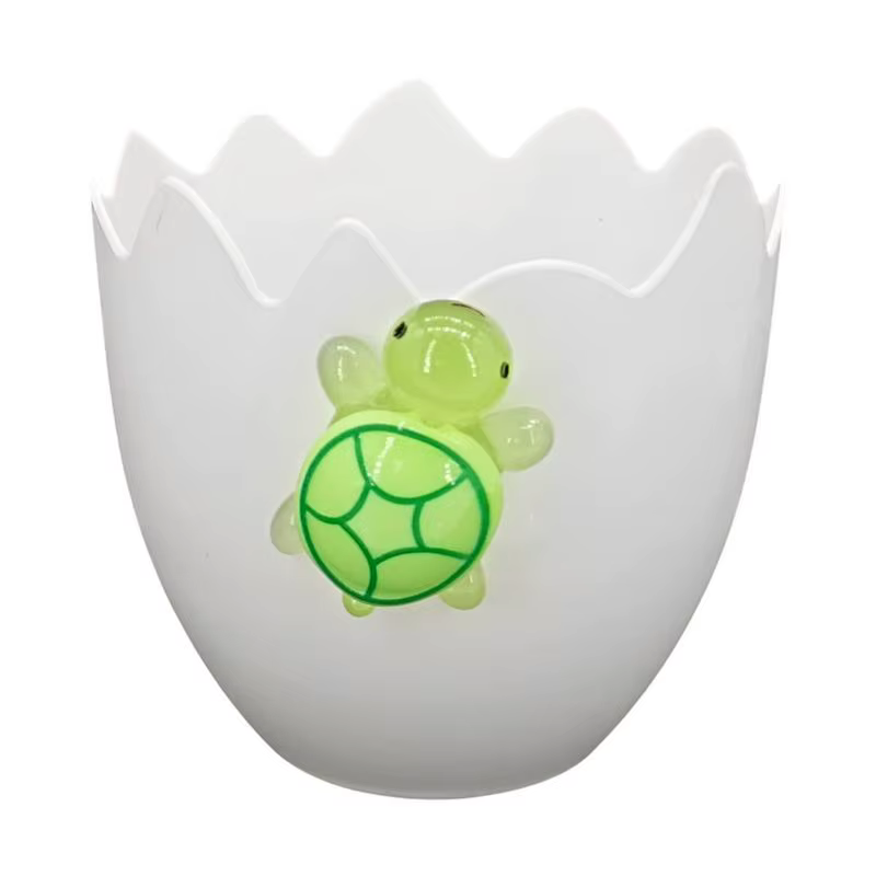 Pots de Fleurs de Pâques Uniques, Pot Succulent Mignon, Vases de Fleur de Coquille d'emouf avec Tort