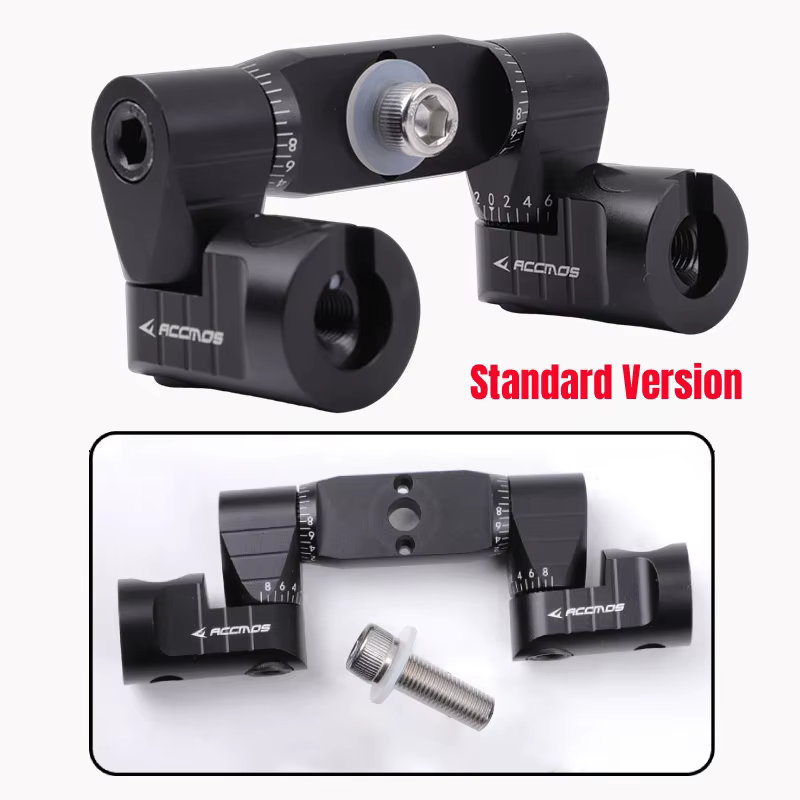 ACCMOS – barre en V double face en alliage d'aluminium, Angle réglable avec barre stabilisatrice d'é