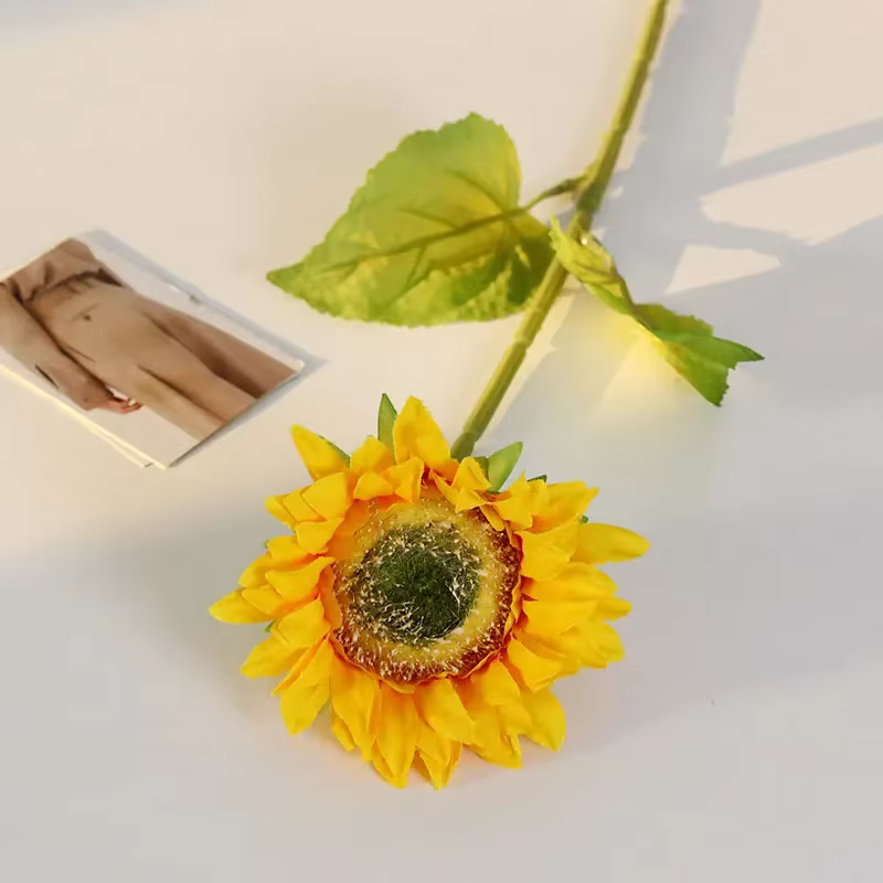 Tournesol Artificiel pour Documents Lumineux, Accessoire de Photographie, Décoration de la Maison, 4