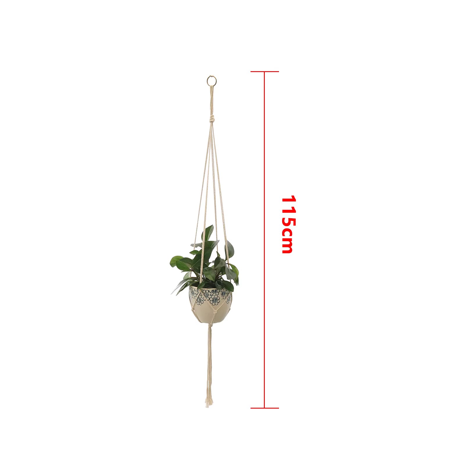 Pot de Fleurs Mural en Macramé Fait à la Main, Corde de Chanvre, mir Tissé, user inière pour la Mais