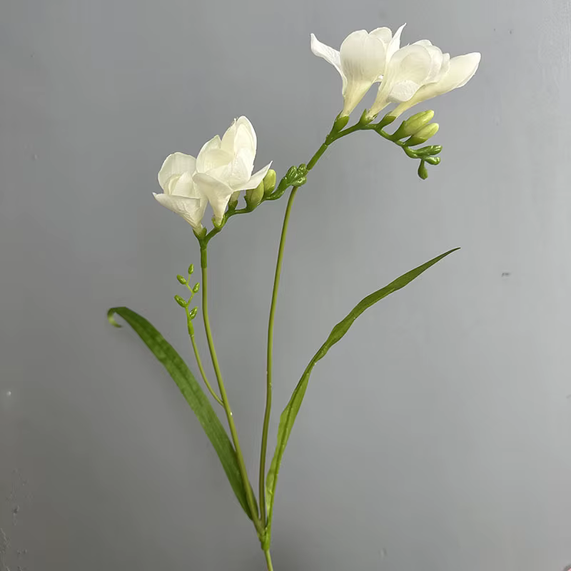 Orchidée de neige parfumée en soie, 4 pièces/lot, fleurs artificielles, décoration de chambre à couc