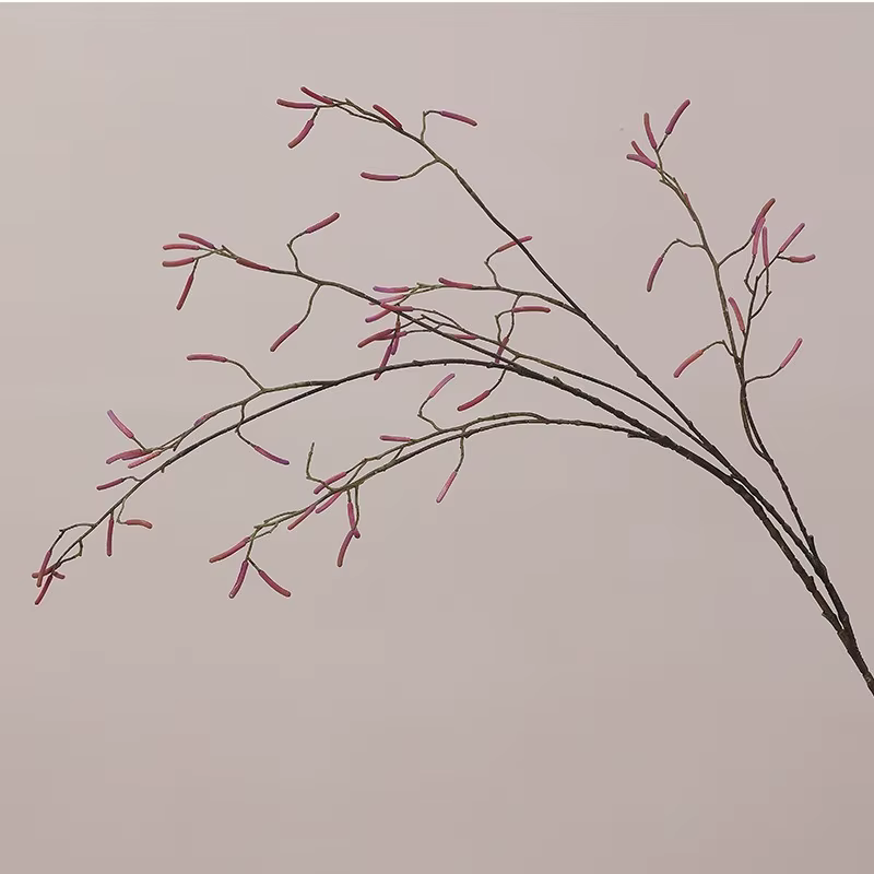 Aloès vert 123cm artificiel en plastique longue branche haricot fruits plante verte décoration de ja