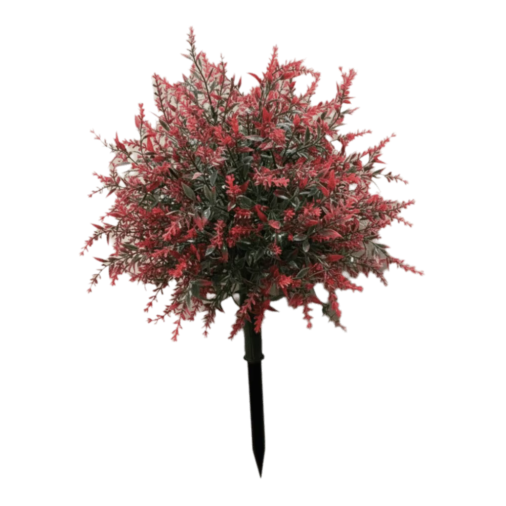 Piquet de lavande artificiel réaliste, aspect naturel, en plastique, fait main, protection UV, plant