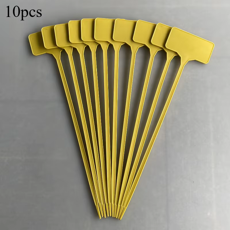 Étiquettes de plantes de jardin en plastique de Type T, étiquettes de nom de plante réutilisables, a