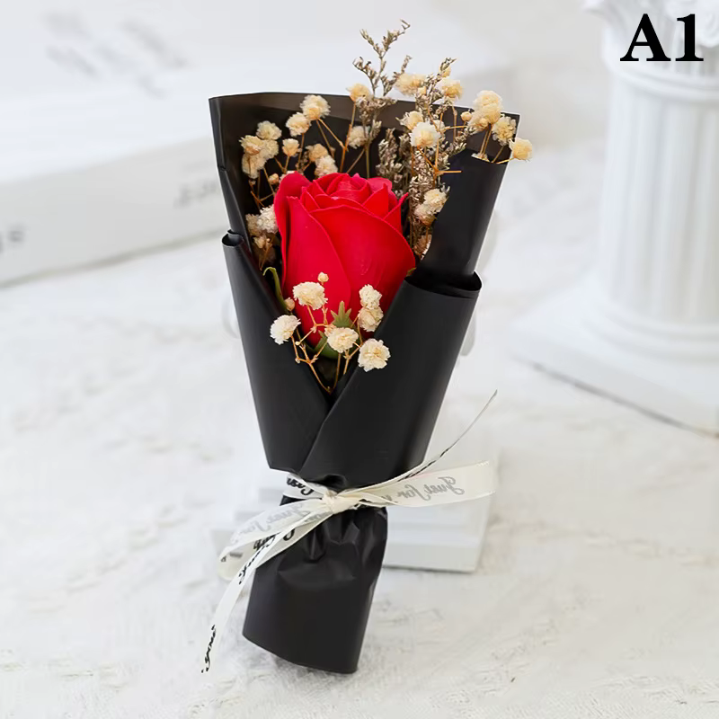 Mini petit bouquet de fleurs séchées, rose sèche, corps de bain, fournitures de décoration de fête, 