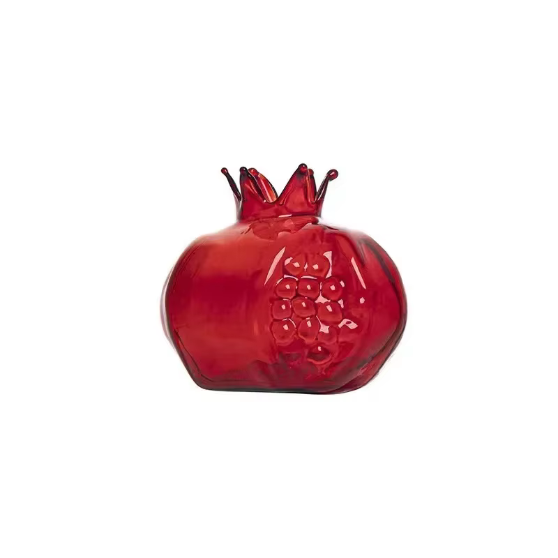 Vase à grenade, plante hydroponique, pot écologique, vase en verre, salon, salle à manger, bureau, m