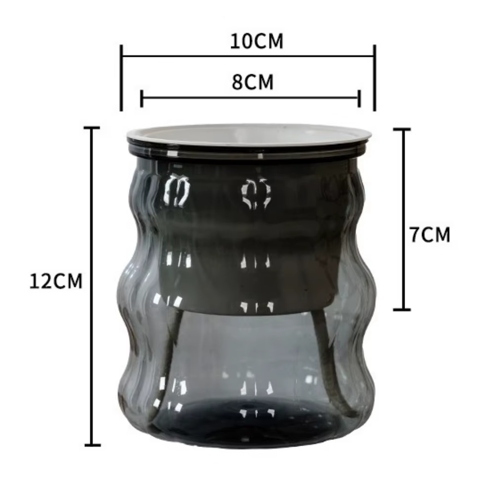Pot de plantes hydroponiques auto-arrosage créatif, pot de fleurs en plastique parfait, transparent,