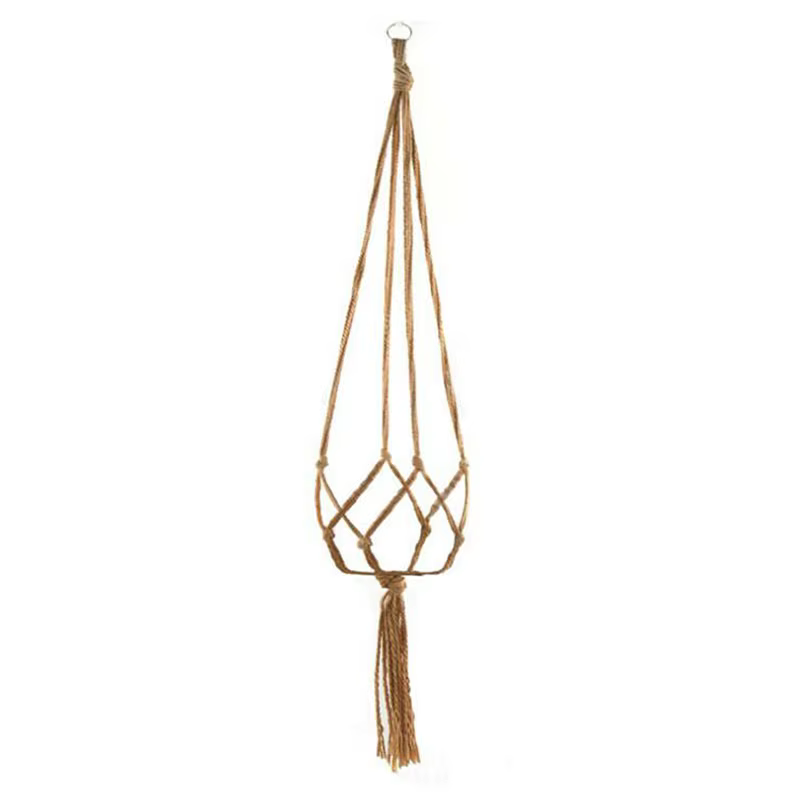 ConfronPlant-Cintre de plante en macramé fait à la main, pot de fleur, jardinière, cintre, décor mur