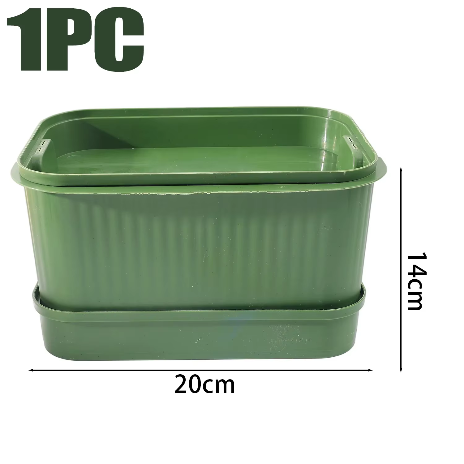 Pot de plantation en plastique pour germination domestique, 1 à 3 pièces, germes de haricots jaunes,