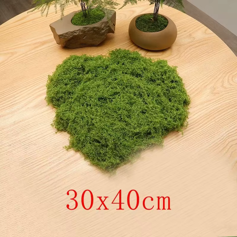 Plantes vertes artificielles, mousse, herbe, 30/50/100g, mini décoration paysagère, fausse fleur, ma