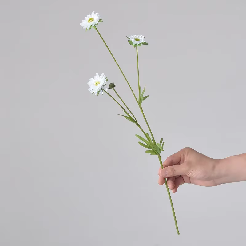 Fleurs artificielles pour la décoration de la maison, 4 petites fleurs, pour le salon, pour un maria