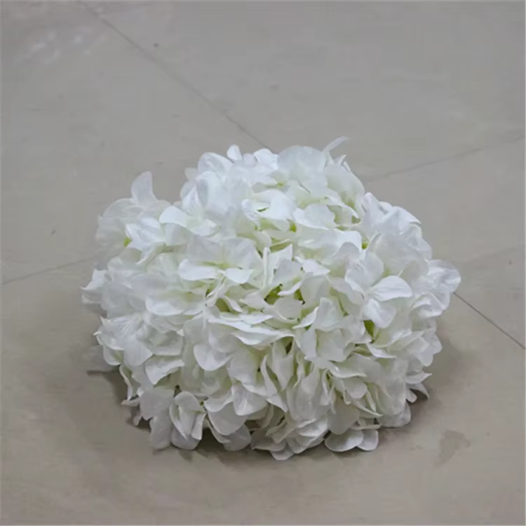 Grand Hortensia Artificiel Simple de 110cm, Ensemble de Fleurs pour Mariage, Décoration de la Maison