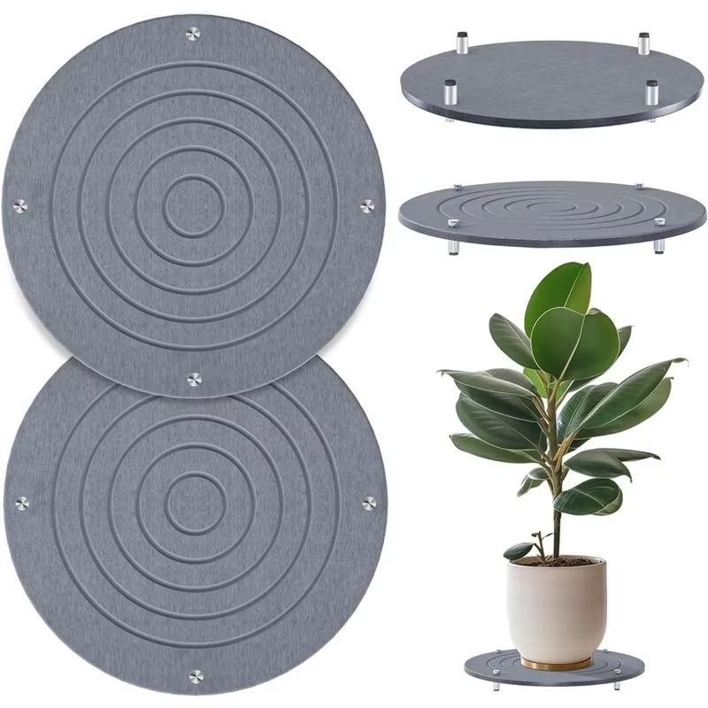 BSEVB - Plateau pour plantes d'intérieur à séchage rapide, 2 pièces, 30 cm, plateau pour plantes en 