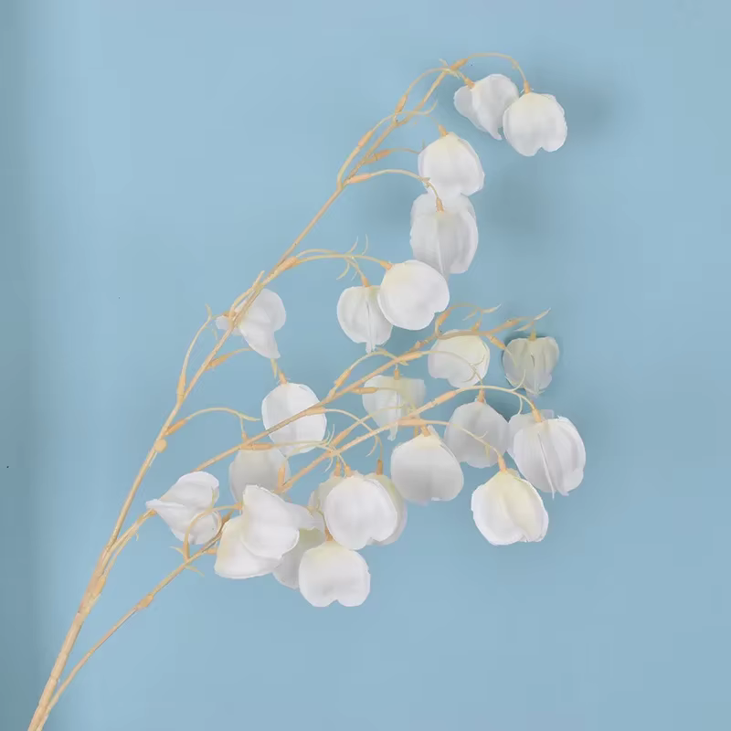 Fleur Artificielle pour Décoration de Mariage, 3 Fourcommuniste, Cape, Gooseberry, Face Cape, Plante