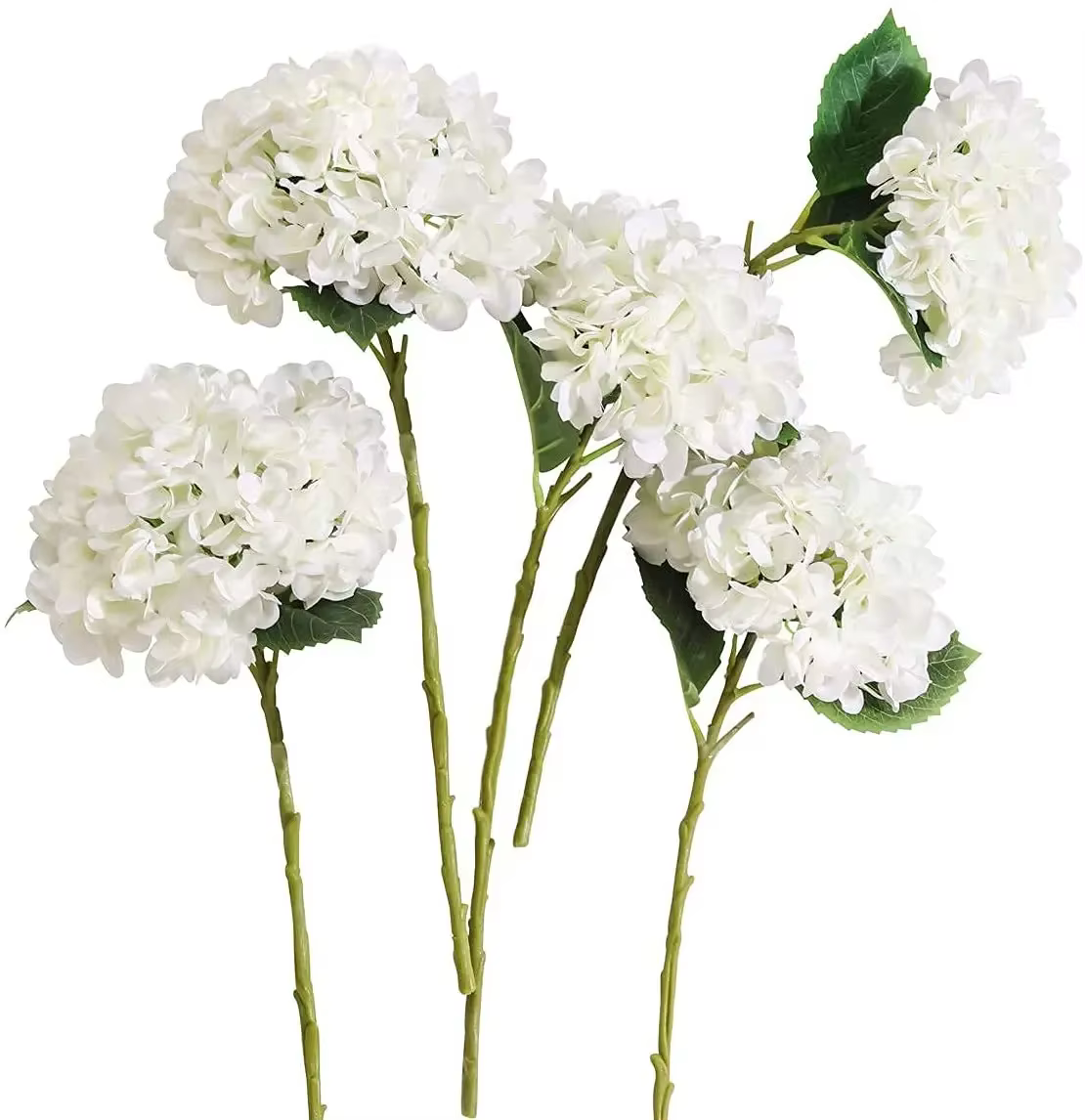 Tiges d'hortensia artificielles pour centres de table de mariage, bouquet de fleurs en soie, décorat