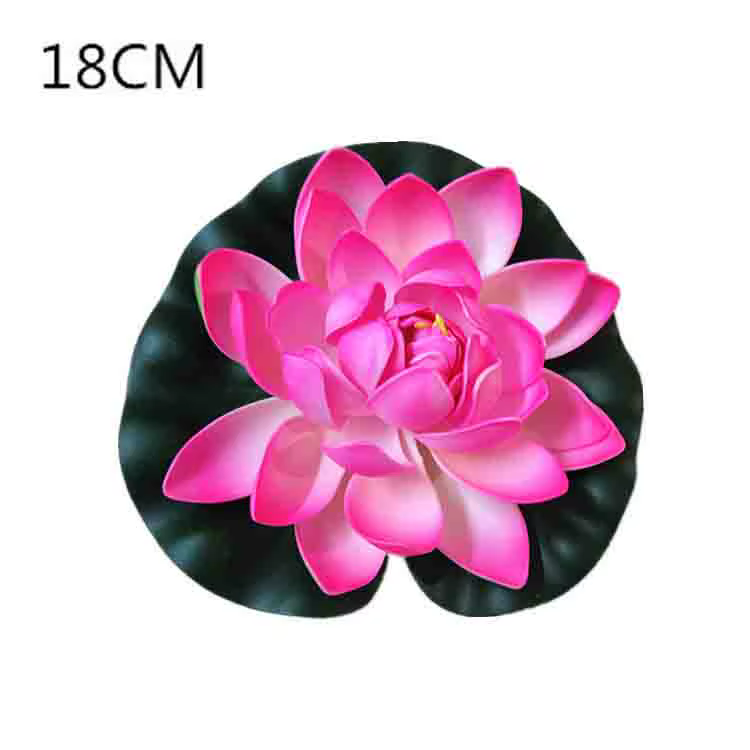 Feuilles de Lotus artificielles, 5 pièces, pour jardin, étang d'eau, réservoir, plante, décoration,