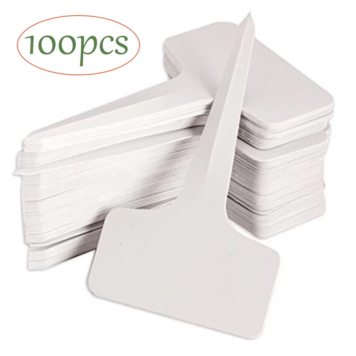 Marqueurs d'étiquettes de plantes de Type T, 50/100 pièces, étanches, PVC, Classification des plante