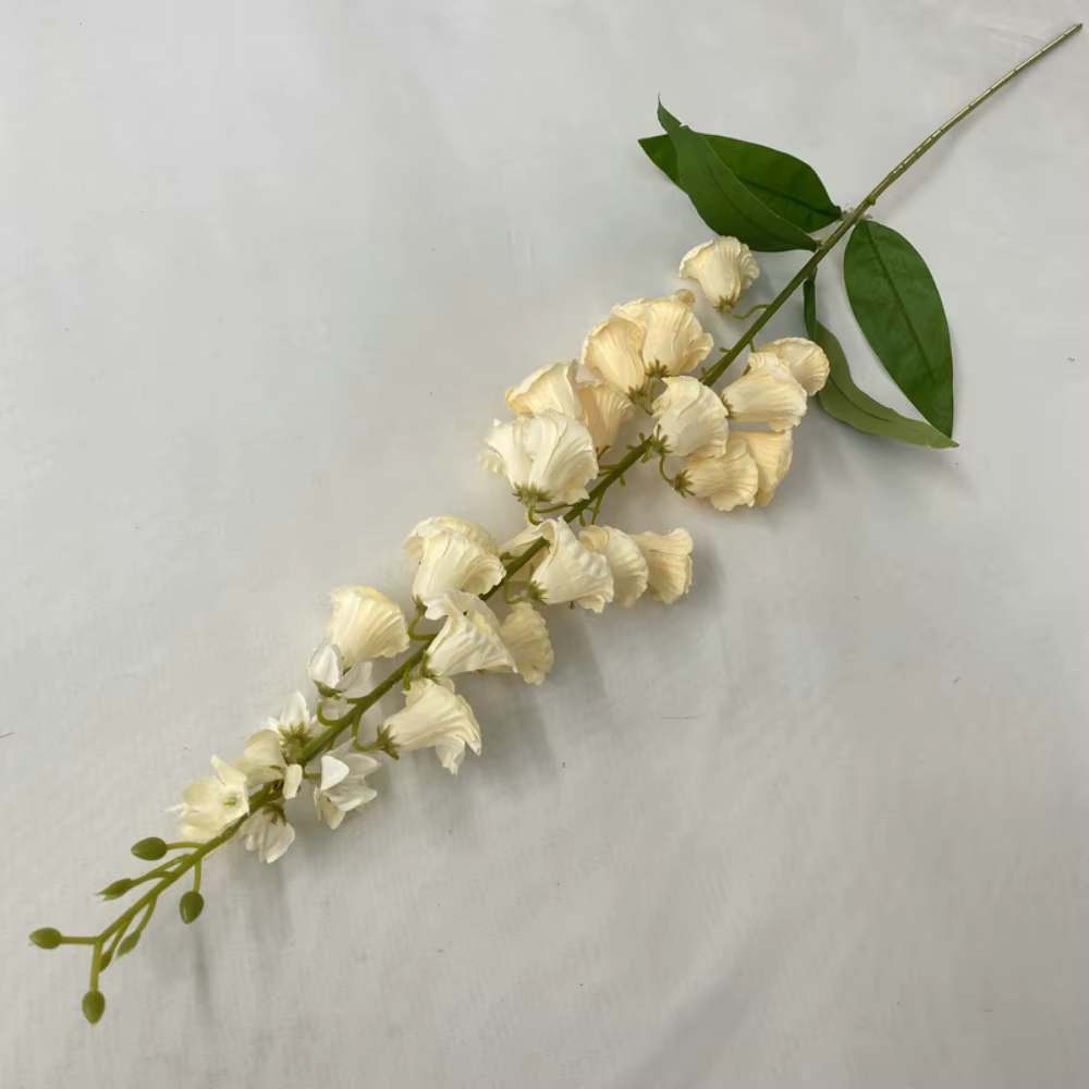 Nouvelles fleurs artificielles en soie, lys de vallée à longues tiges, fausses plantes décoratives à