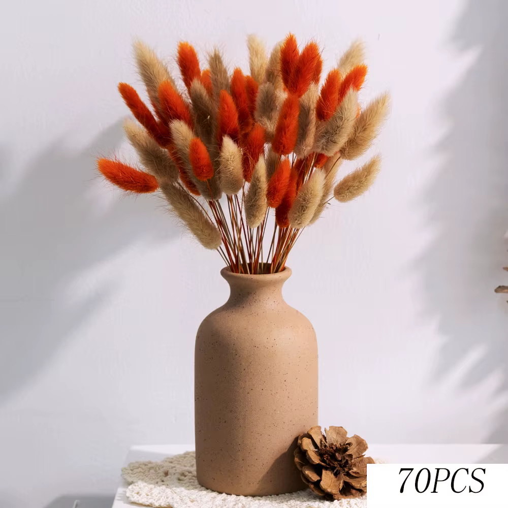 Bouquet de pampas séchées naturelles, blé et eucalyptus, arrangements floraux bohèmes, décoration ru