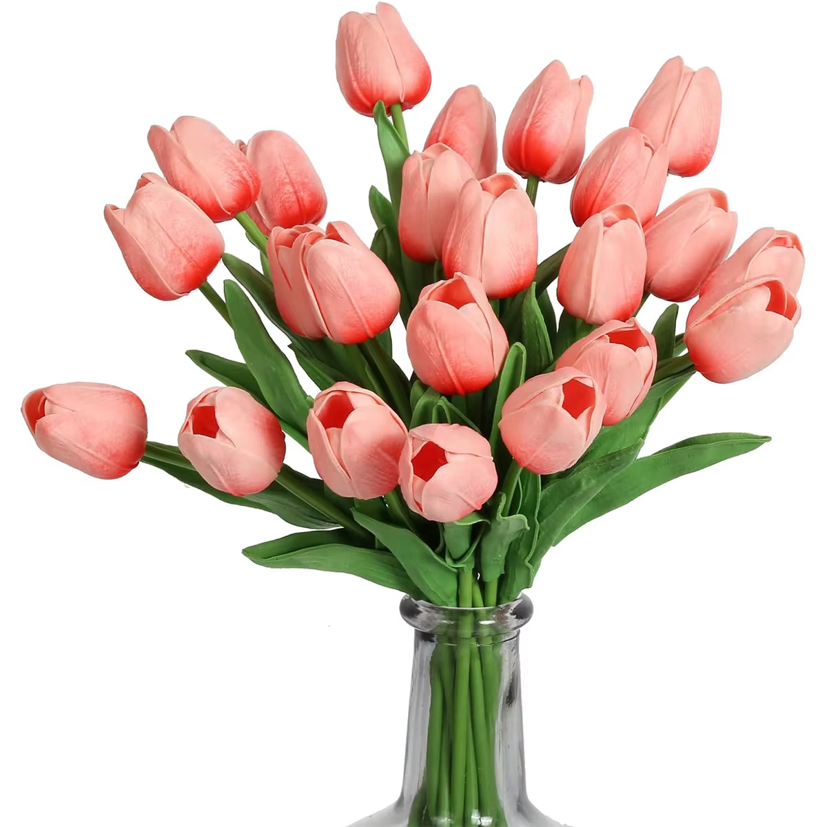 Vase de fleurs artificielles tulipe au toucher réel, 10/30 pièces, décoration de maison, jardin de m