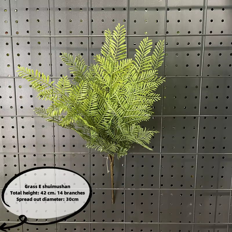 1 pièces plante artificielle vert persan feuilles de fougère décor de chambre fausse plante feuille 