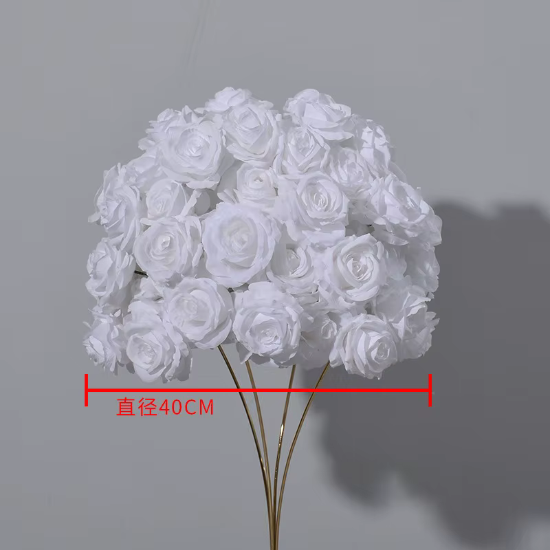 Boule de fleurs artificielles, plante de Simulation, fausse scène en T, salon, hôtel, décoration de 