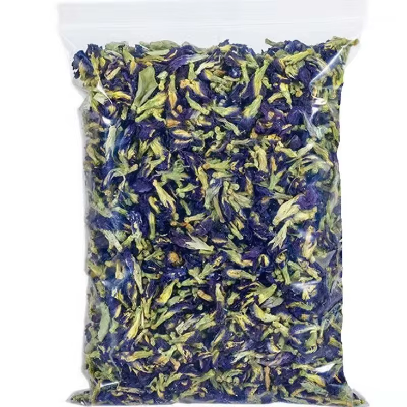 Fleur de papillon naturelle de qualité supérieure, fleur de pois bleu séchée, poudre de fleur de poi