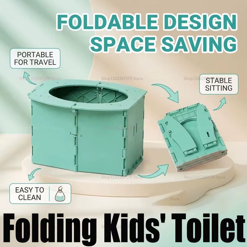 Pot de toilette pliable et portable pour tout-petit, siège de toilette léger pour bébé, pour voiture