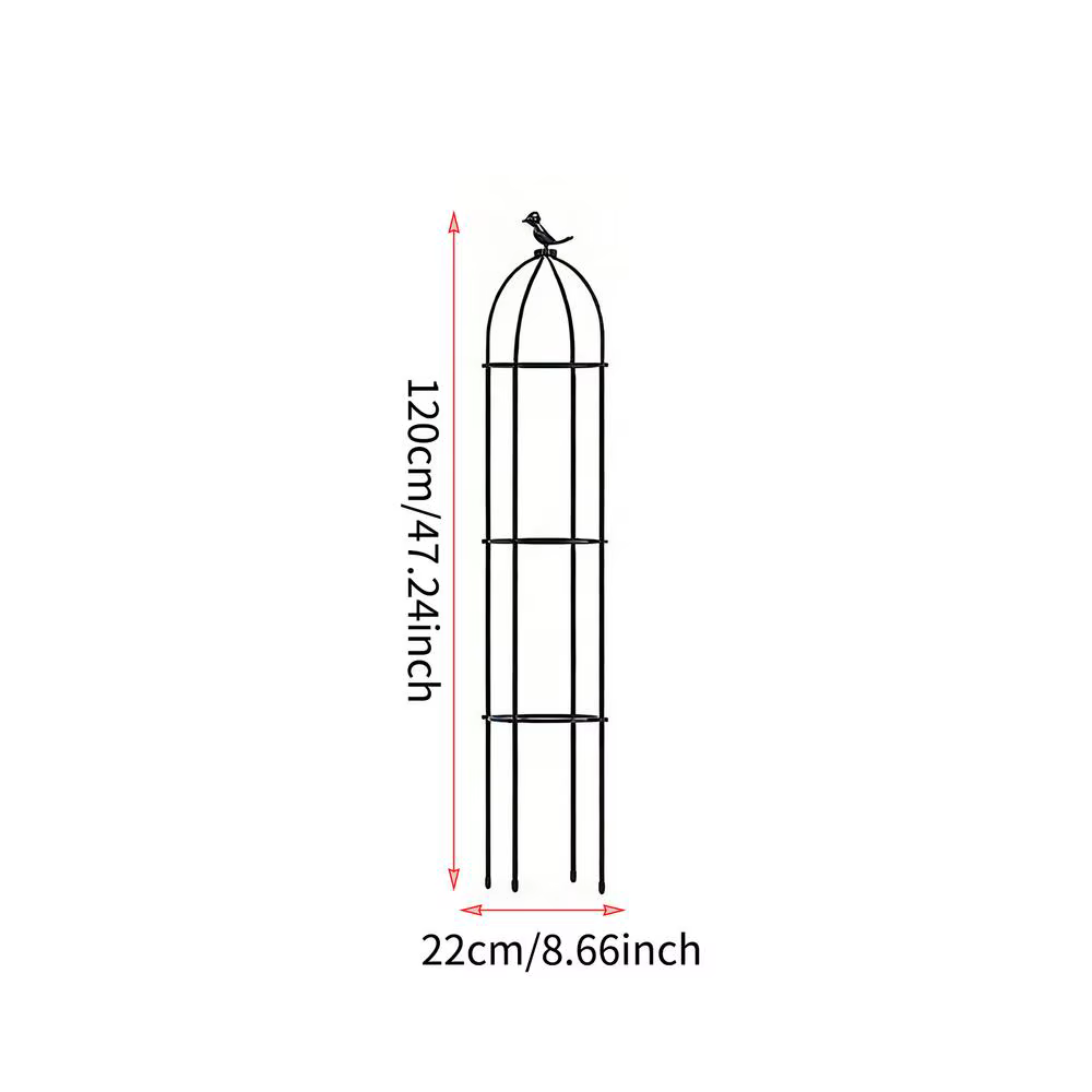 Treillis de support pour plantes en pot, piquets décoratifs antirouille, supports pour Monstera, ros