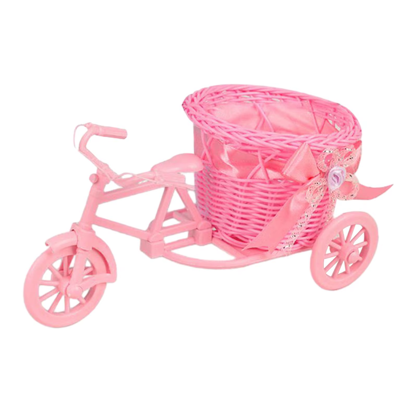 Mir de fleurs artificielles pour vélo, mini vase, jardinière de tricycle, support de plante pour fêt