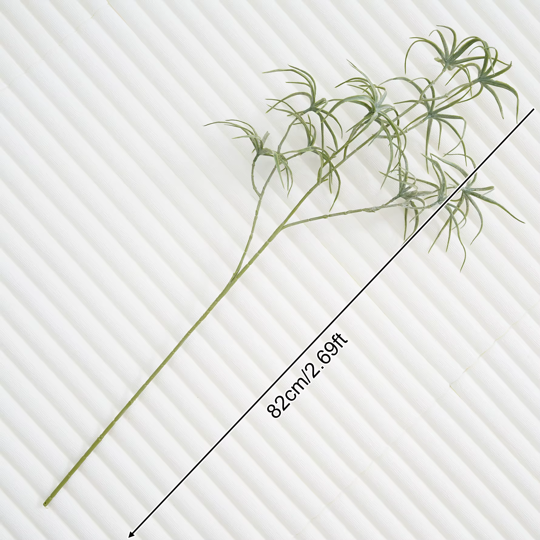 Branches artificielles de plantes vertes, feuilles en plastique, décoration de table, fenêtre, prése