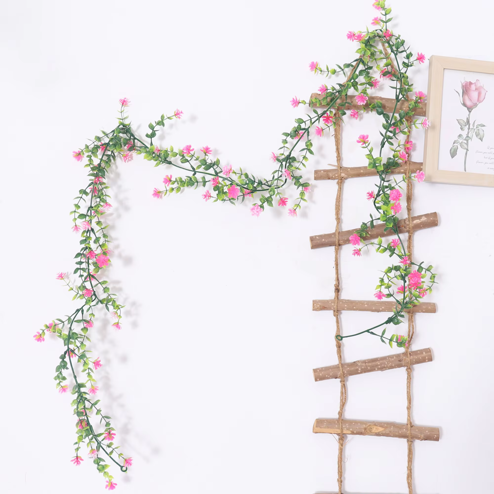 Fleur artificielle d'eucalyptus pour bébé, vigne suspendue pour la maison, mariage, jardin, arrière-