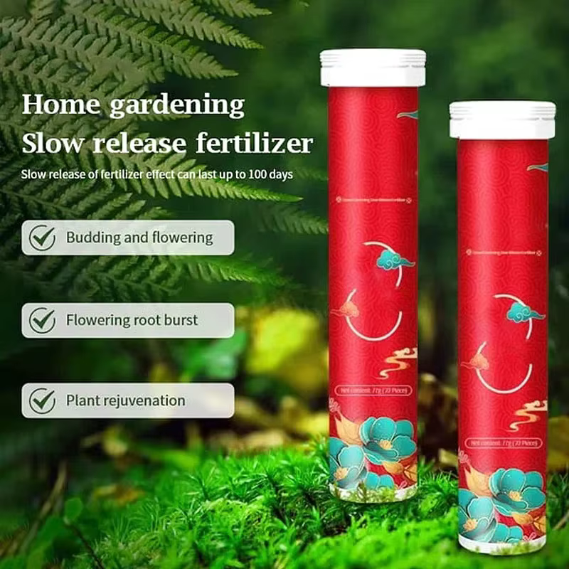 Tablette universelle à libération lente pour jardinage domestique, navigateur organique pour plantes