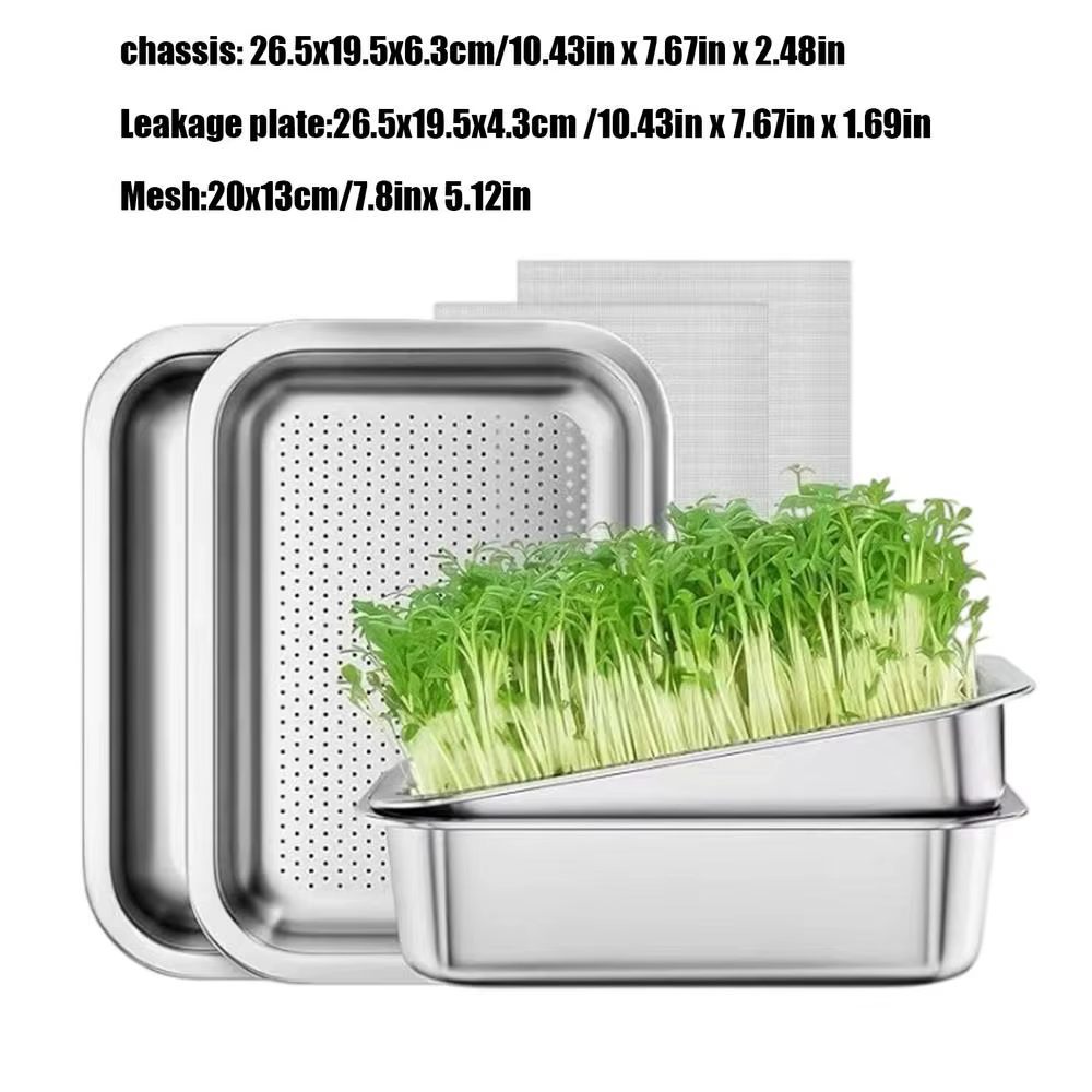 Plateau de culture de plantes, plateau de germination, plateau de semis, plateau d'herbe de chat hyd