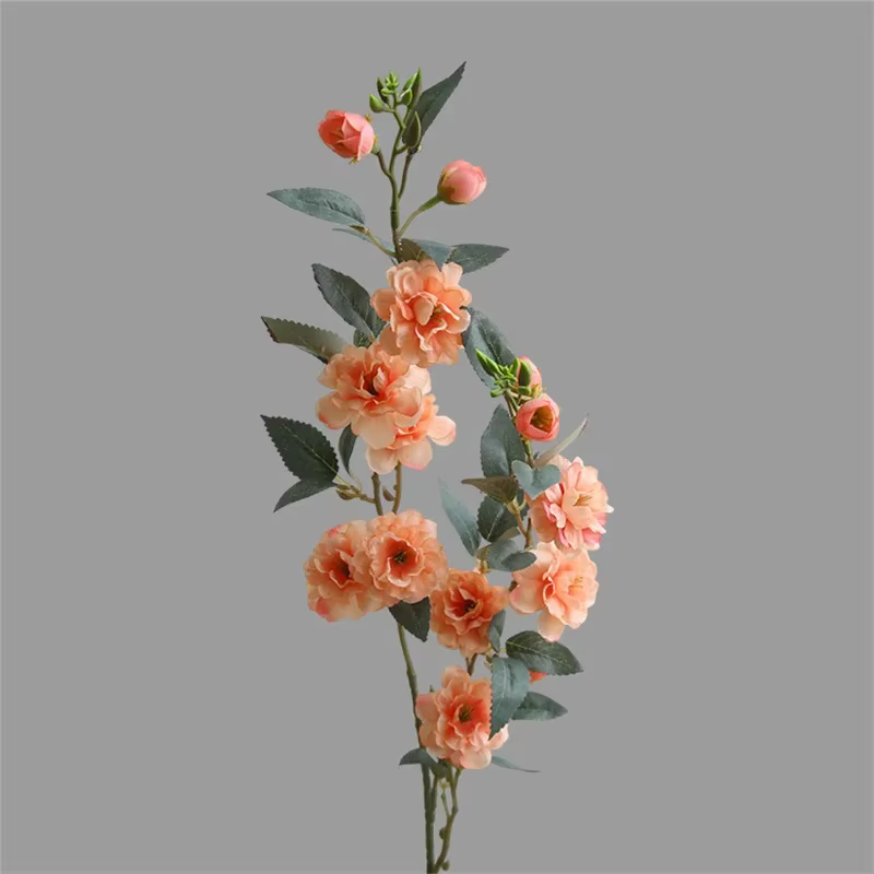 Nouvelle branche de camélia fleurs artificielles noël décoration de la maison faux Floral salon jard
