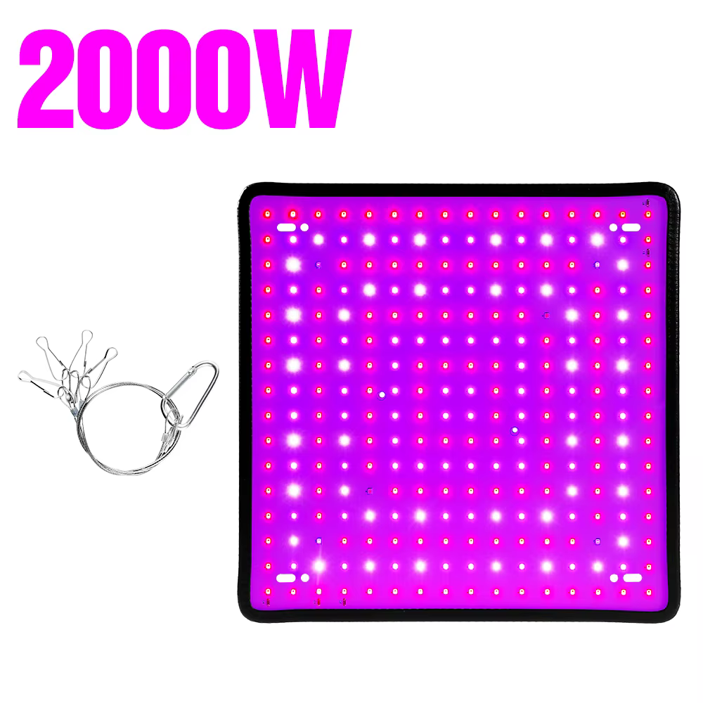 Phytolampe LED à spectre complet pour plantes, lumière de croissance de graines de fleurs d'intérieu