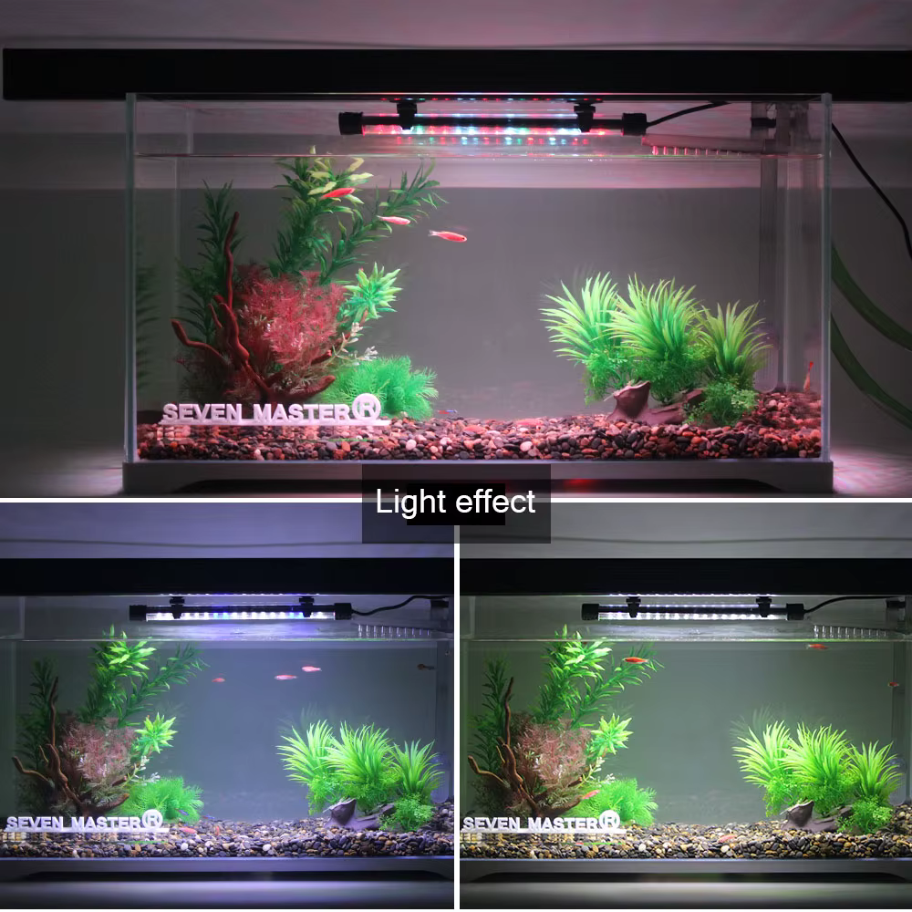 90-260V lumière d'aquarium LED étanche Aquarium pince lumière sous-marine décor éclairage lampe Subm