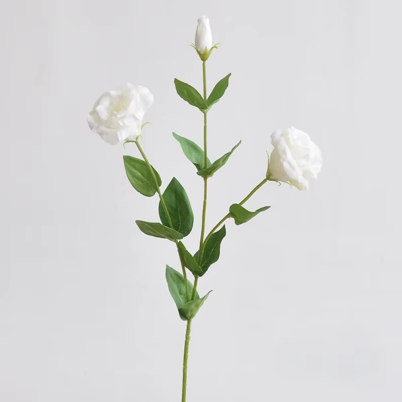Fleurs artificielles en soie au toucher réel, décoration d'hôtel, fausses fleurs, Simulation de Bran
