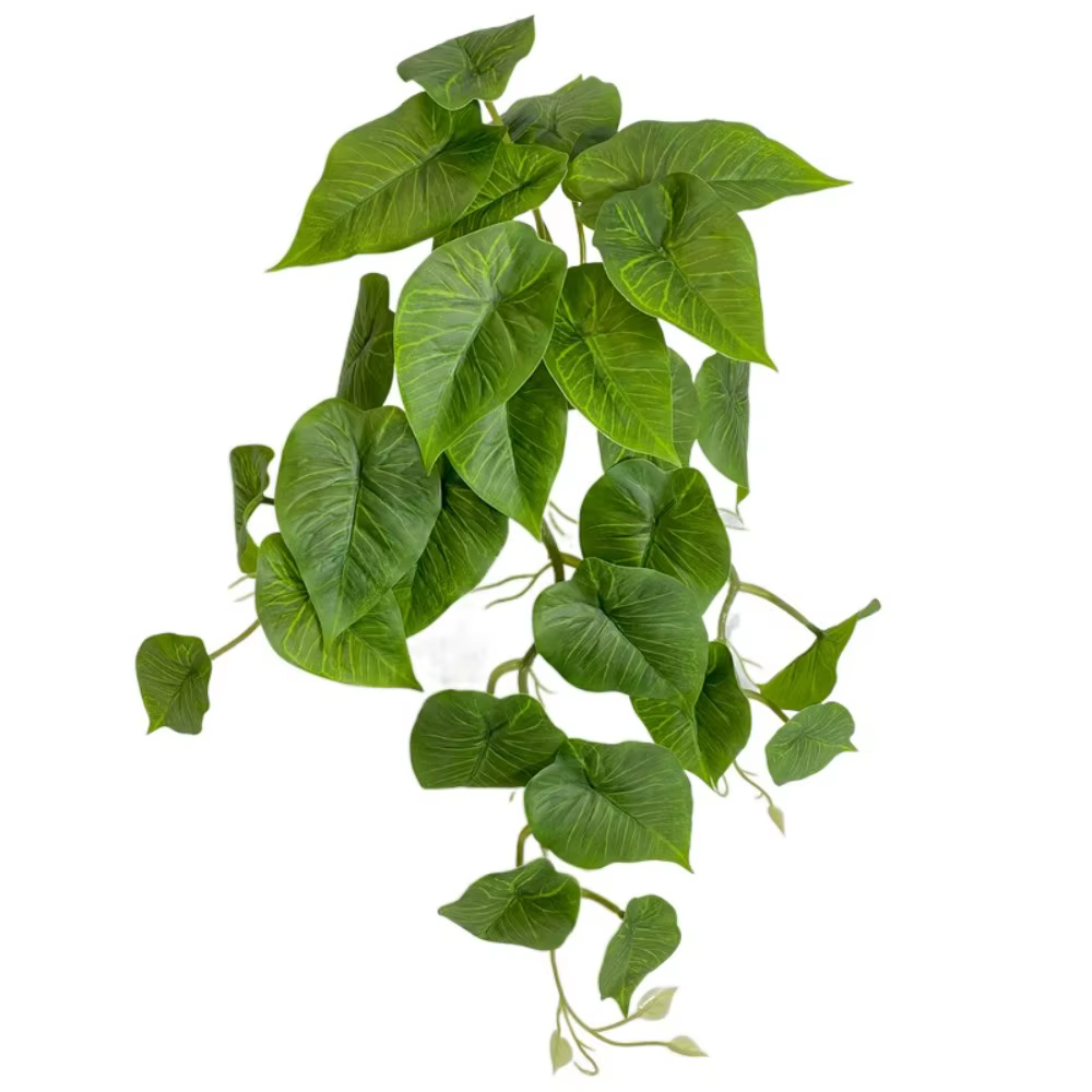 Plante verte artificielle feuilles de plante verte en plastique Simulation réaliste plante Epipremnu