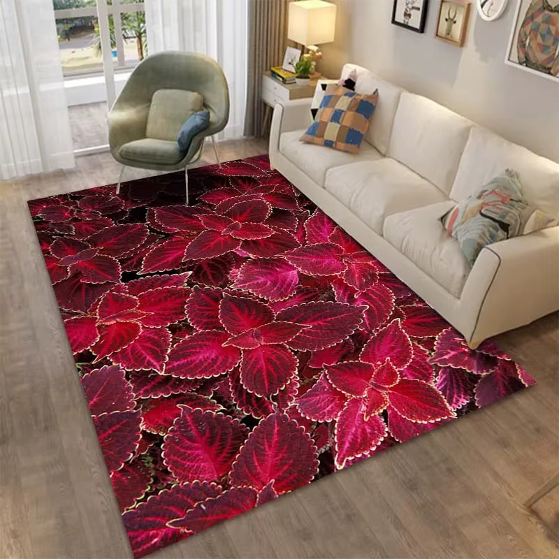 Tapis de sol à motif de fleurs, décoration de porte, maison, salon