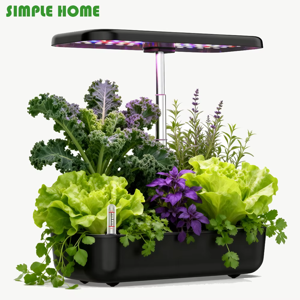 Systèmes de culture hydroponique, machine de plantation intelligente pour légumes avec éclairage LED