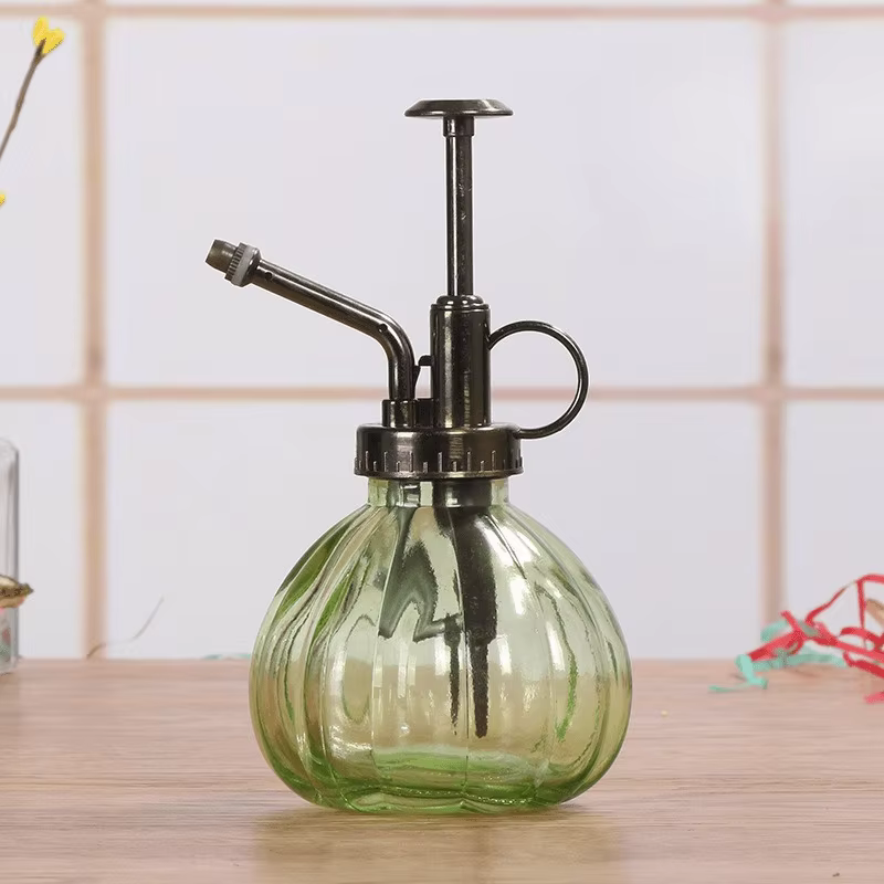 Bouteille d'arrosage rétro 350 ml pour plantes et fleurs, pulvérisateur manuel de jardin, flacon pul