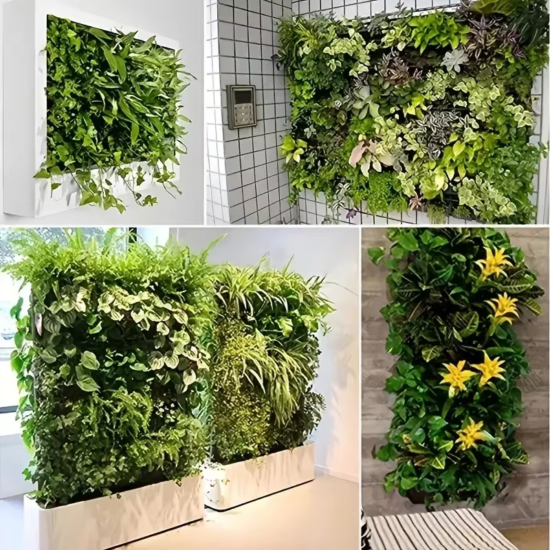 Sacs en feutre adaptés à la plantation de plantes, tenture murale verticale, verdissement du balcon,