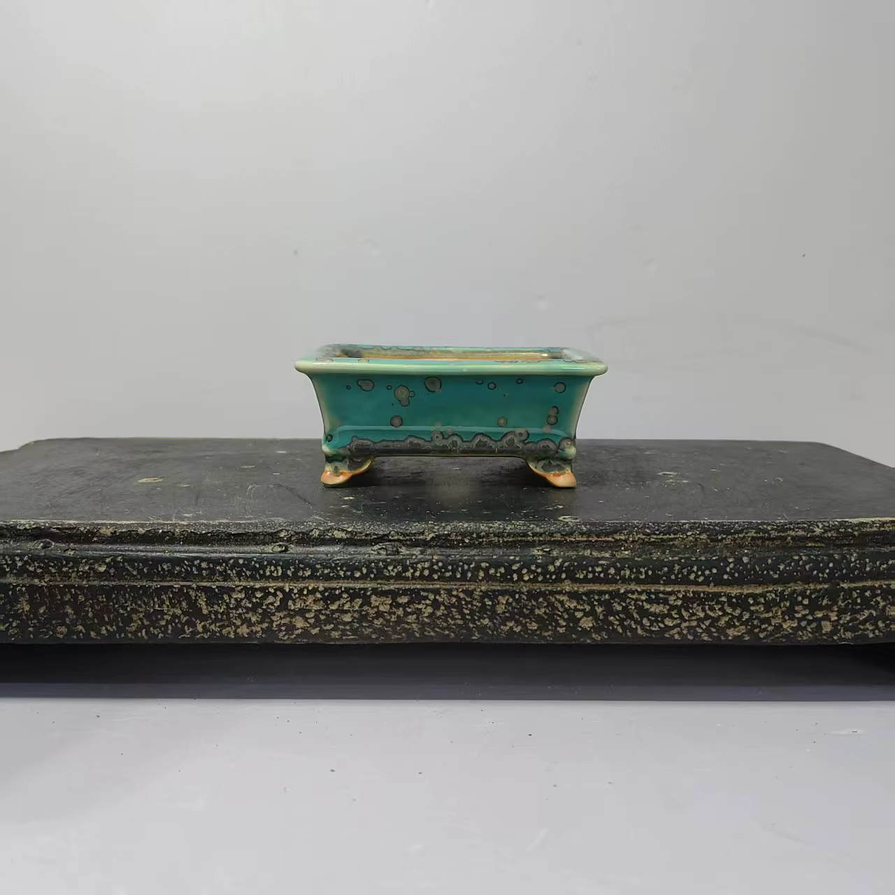 Mini bonsaï émaillé de haute qualité avec forme rectangulaire