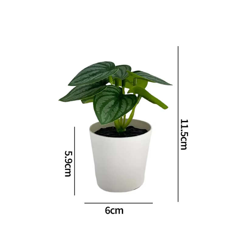 Bonsaï artificiel, plantes artificielles vertes, plantes succulentes simulées, plante en pot, fleur