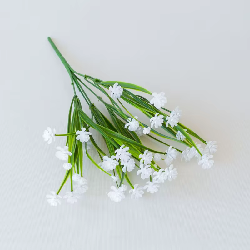 Bouquet de camélia de printemps en plastique, 5 pièces, fleurs simulées, décoration de mariage, peti