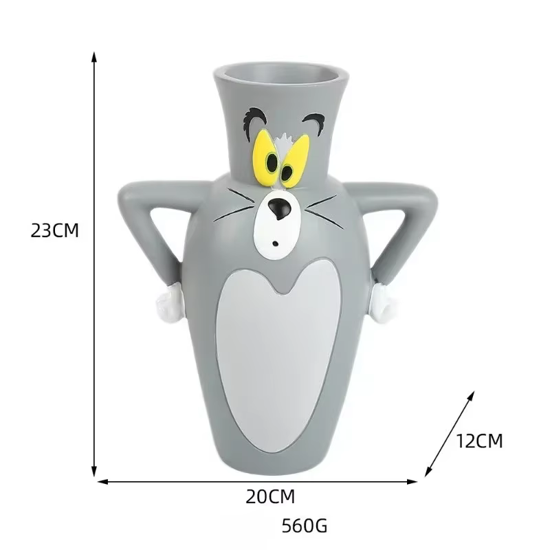 Vase, pot à pinceaux, porte-stylo, figurine d'action, décoration de maison, collection, statue, cade