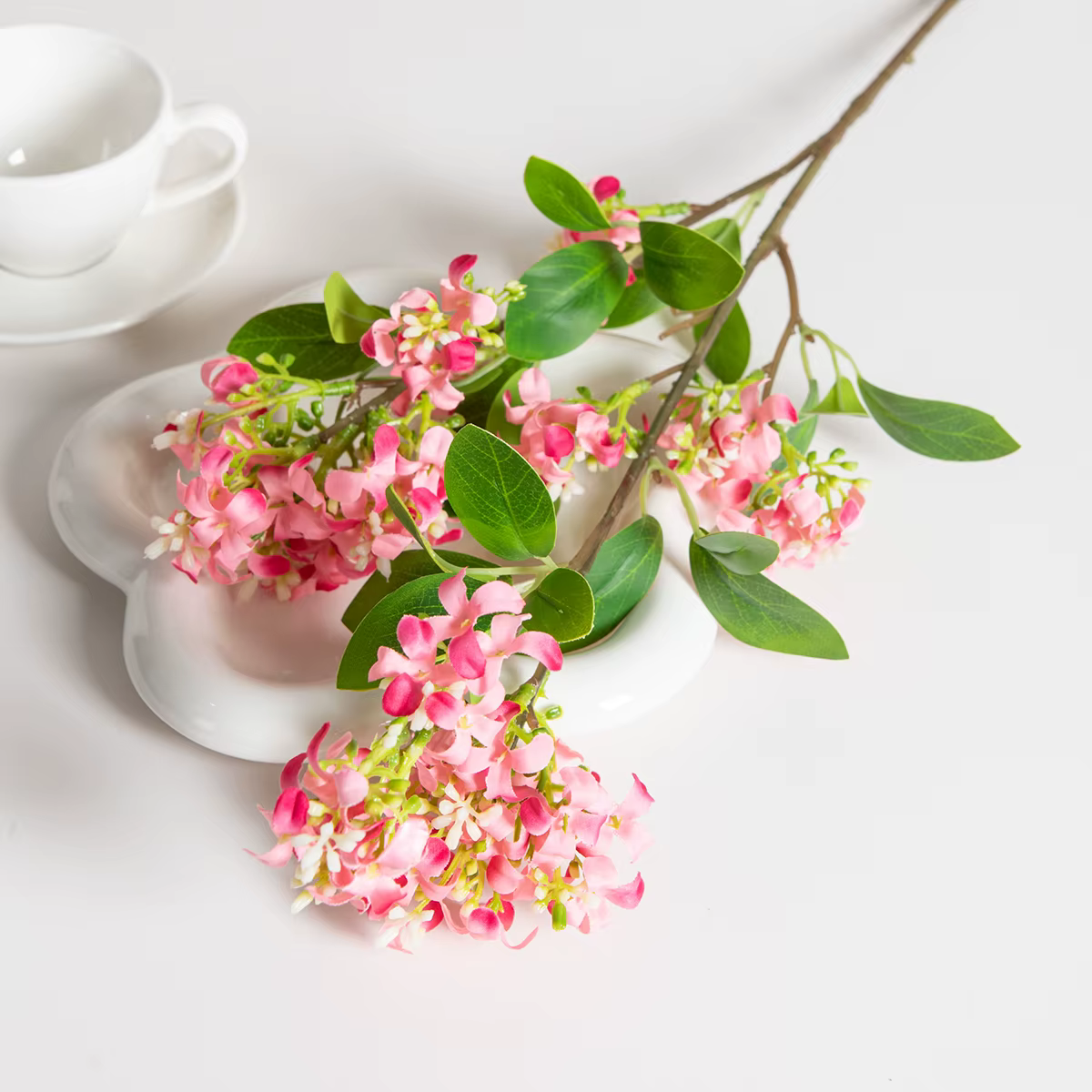 Soie artificielle lilas fleurs mariage nuptiale Bouquet maison salle extérieure Garden Party Arch br