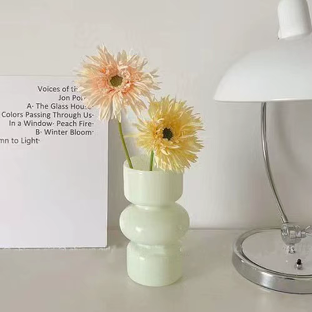 Vase à fleurs en verre créatif pour terrarium de bureau, bouteille à fleurs, hydroponie, vase décora