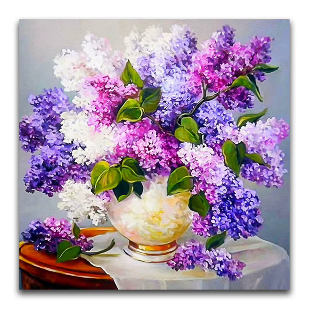 Fleurs colorées bricolage point de croix broderie 11CT Kits artisanat couture ensemble fil de coton 